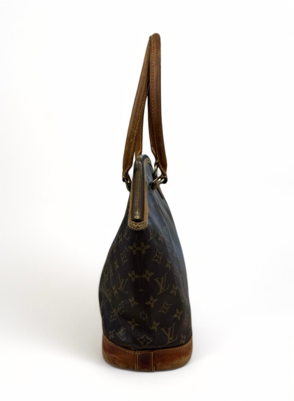 Louis Vuitton Lockit Horizontal Shopper Handtasche Monogram Braun