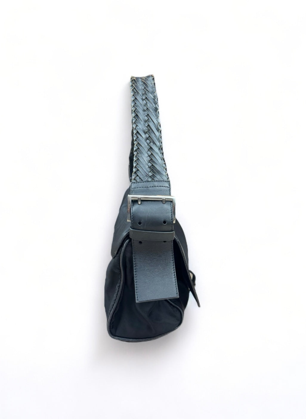 Prada Re-Nylon Edition Baguette Handtasche Schwarz