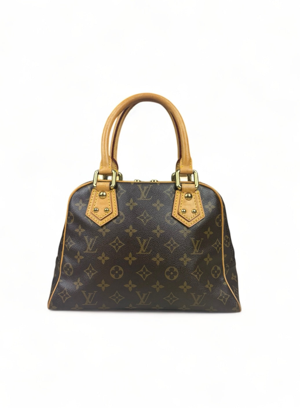 Louis Vuitton Manhattan PM Handtasche Monogram Braun