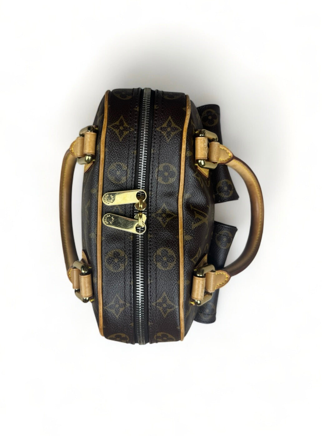 Louis Vuitton Manhattan PM Handtasche Monogram Braun