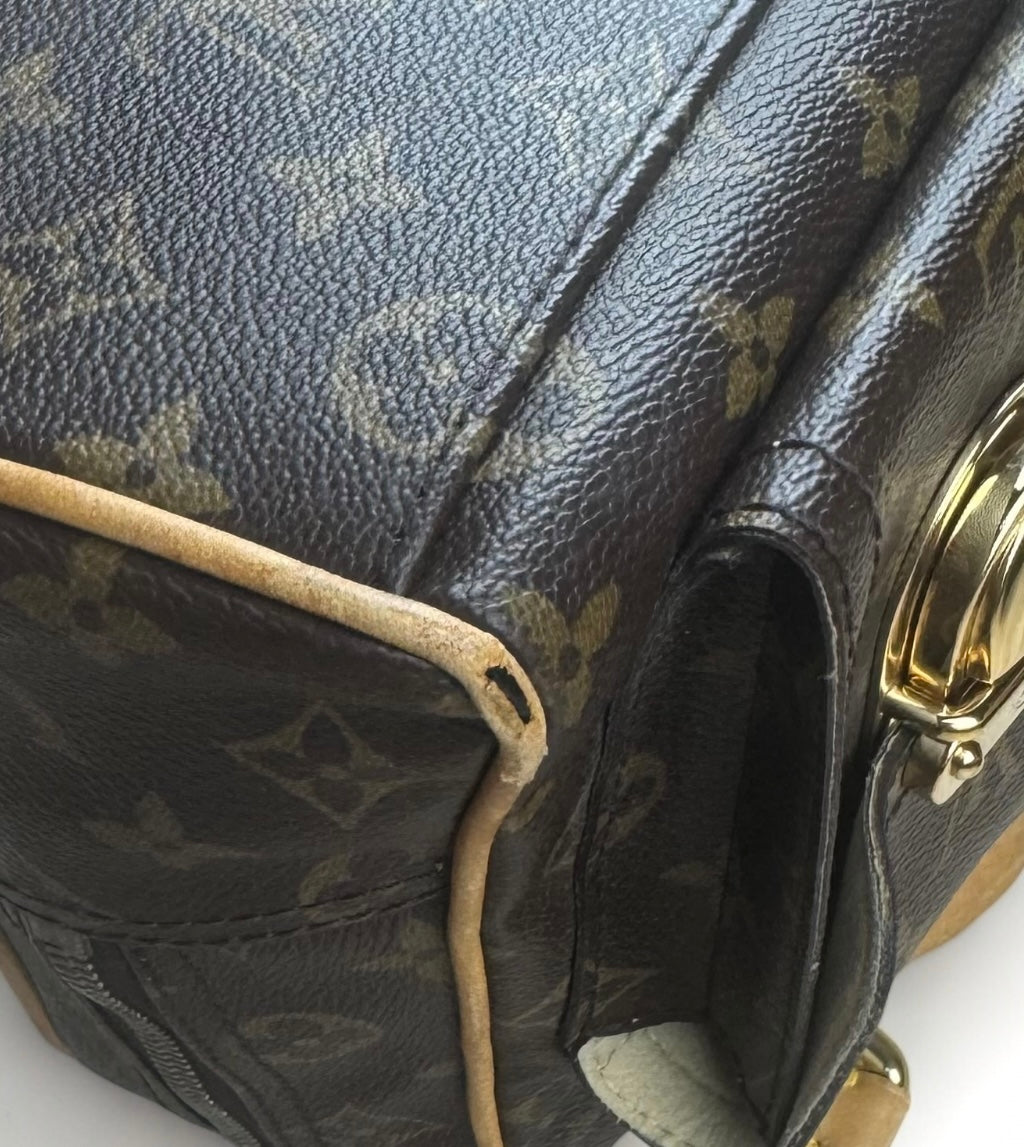 Louis Vuitton Manhattan PM Handtasche Monogram Braun
