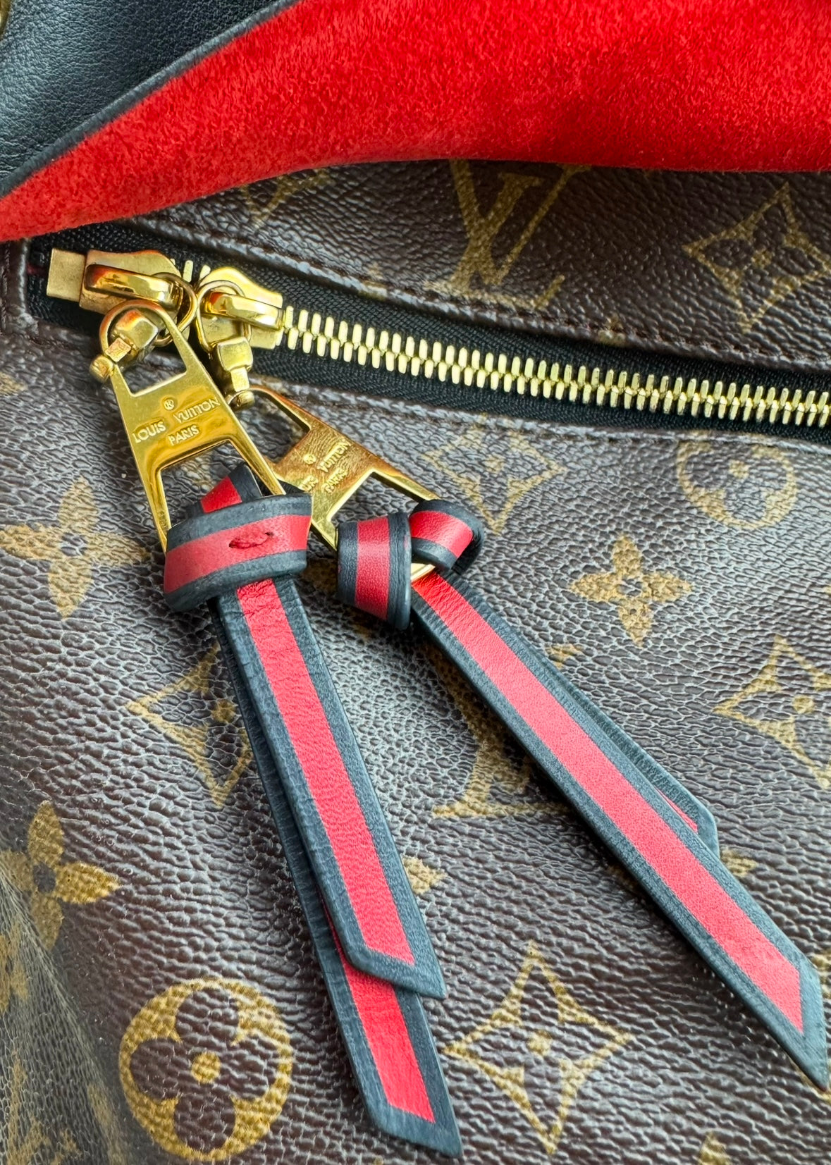 Louis Vuitton Maida Hobo Handtasche Mogram Braun