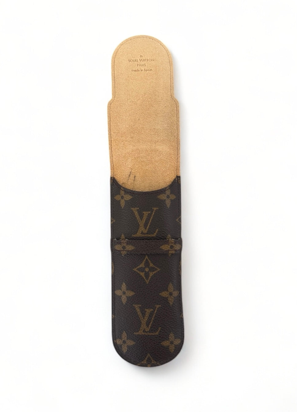 Louis Vuitton Brillenetui Brillencase Stiftetui Monogram Braun
