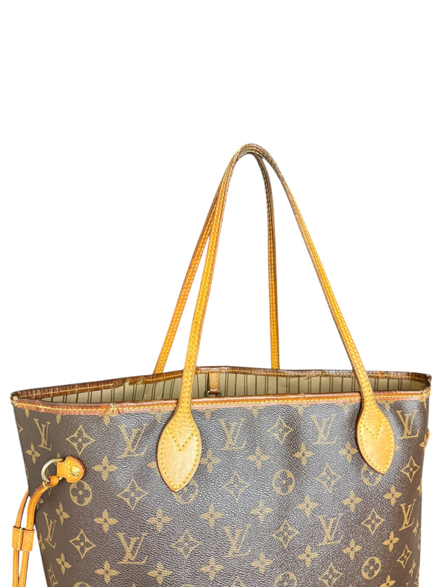 Louis Vuitton Neverfull MM Handtasche Shopper Monogram Braun