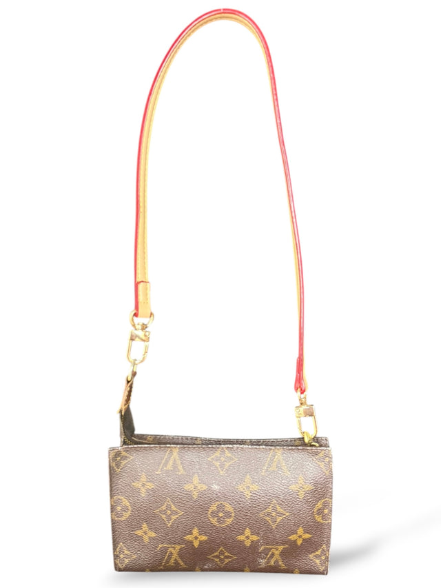 Louis Vuitton Baguette Pochette Accessoires Handtasche Monogram Braun