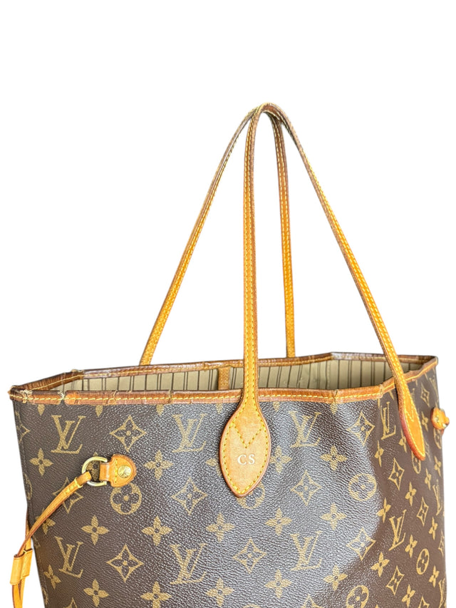 Louis Vuitton Neverfull MM Handtasche Shopper Monogram Braun