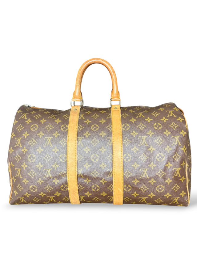 Louis Vuitton Keepall 45 Reisetasche Weekender Tasche Monogram Braun