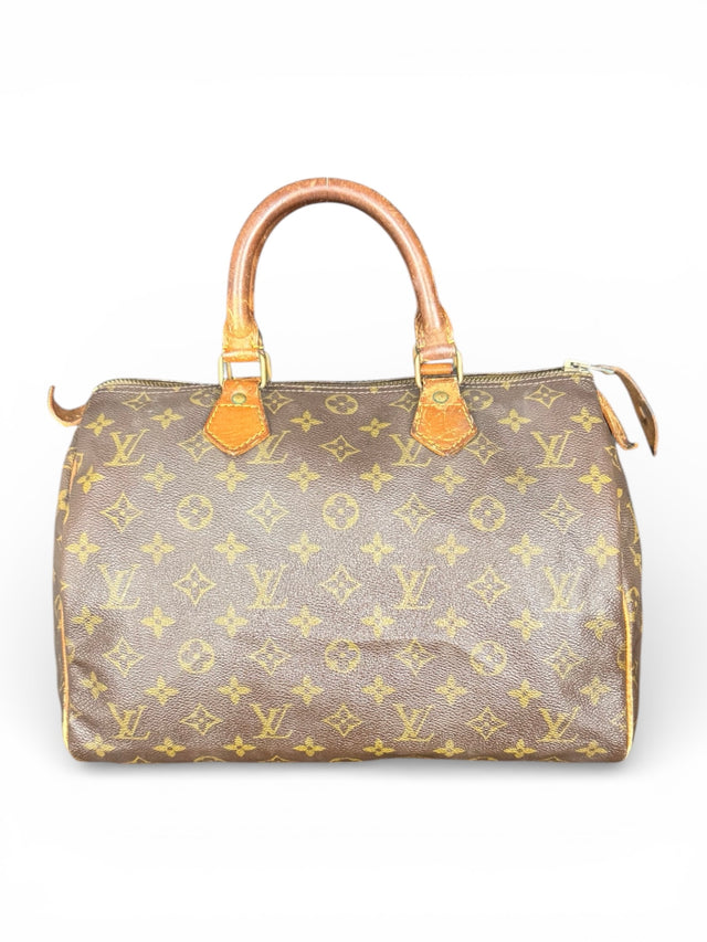 Louis Vuitton Speedy 30 Handtasche Monogram Braun