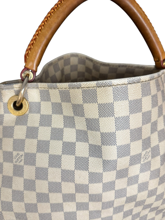 Louis Vuitton Artsy MM Handtasche Shopper Damier Azur