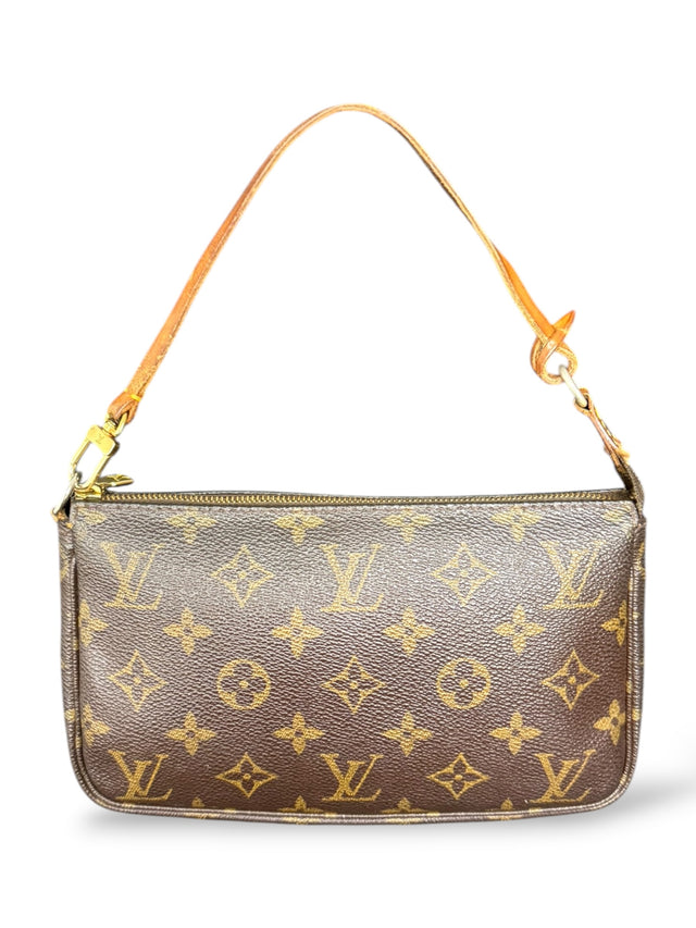 Louis Vuitton Pochette Accessoires Handtasche Monogram Braun
