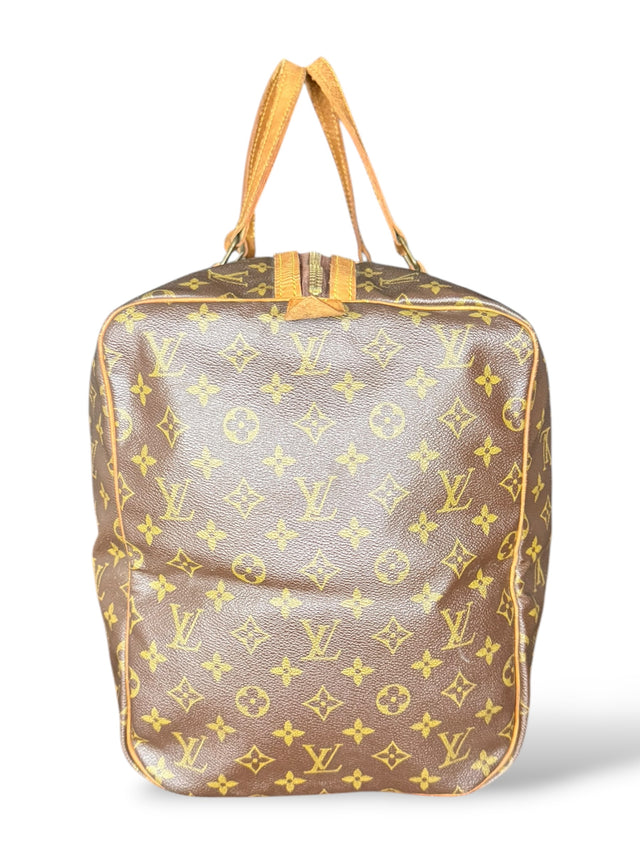 Louis Vuitton Sac Souple 55 Reisetasche Weekender Keepall Monogram Braun