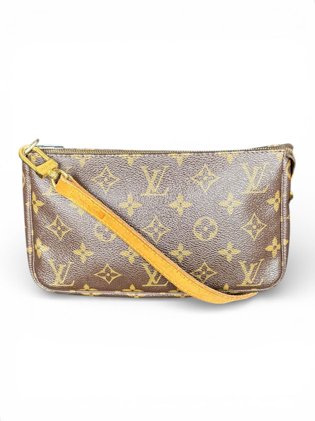 Louis Vuitton Pochette Accessoires Handtasche Monogram Braun