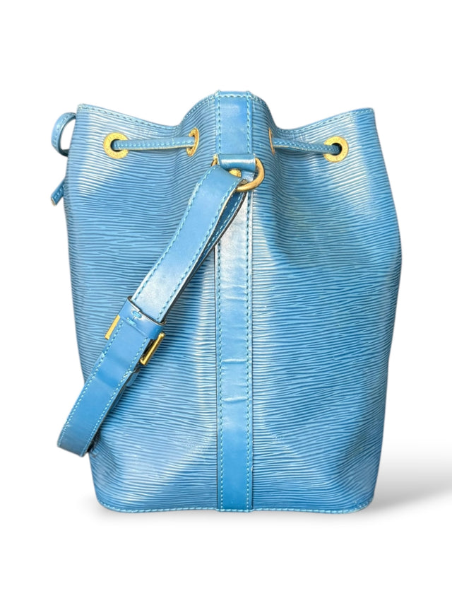 Louis Vuitton Sac Noe Petit Handtasche Epi Leder Blau