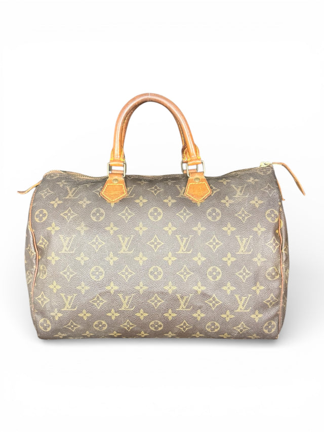 Louis Vuitton Speedy 35 Handtasche Monogram Braun