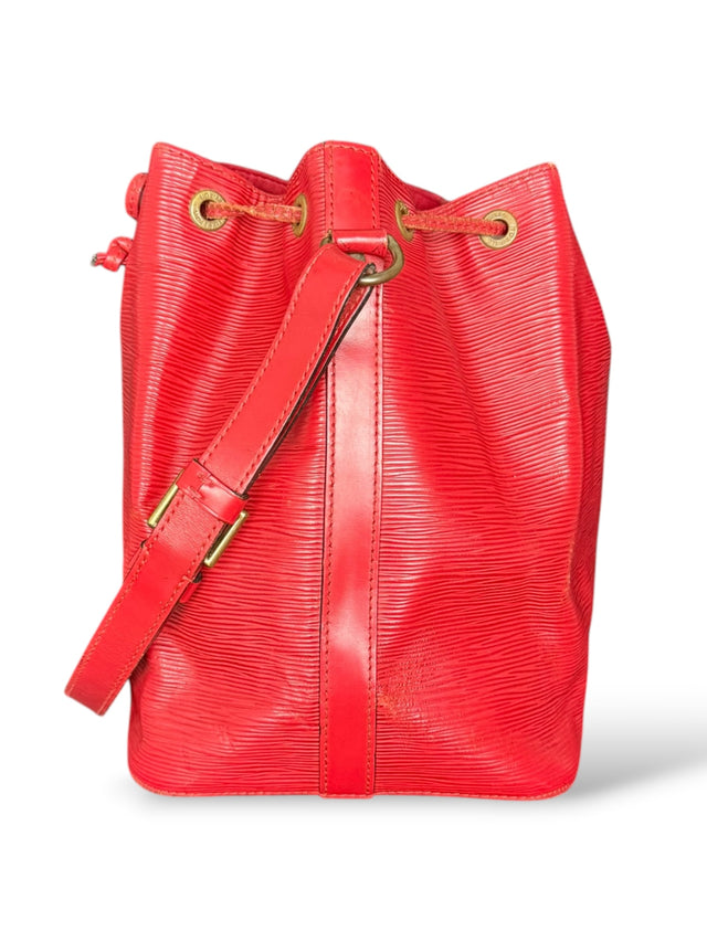 Louis Vuitton Sac Noe Petit Handtasche Epi Leder Rot