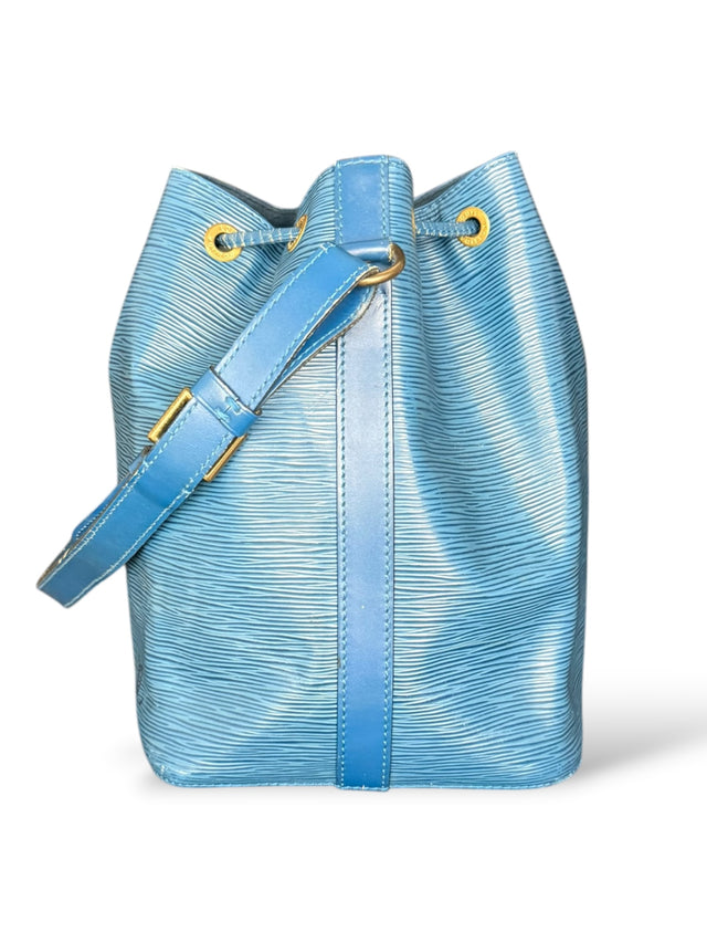 Louis Vuitton Sac Noe Petit Handtasche Epi Leder Blau