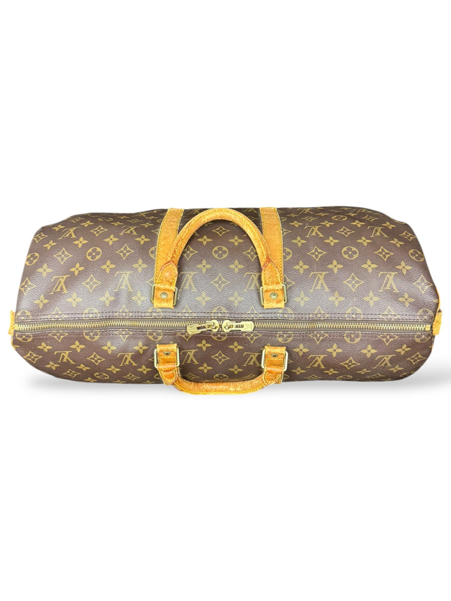 Louis Vuitton Keepall 50 Reisetasche Weekender Tasche Monogram Braun