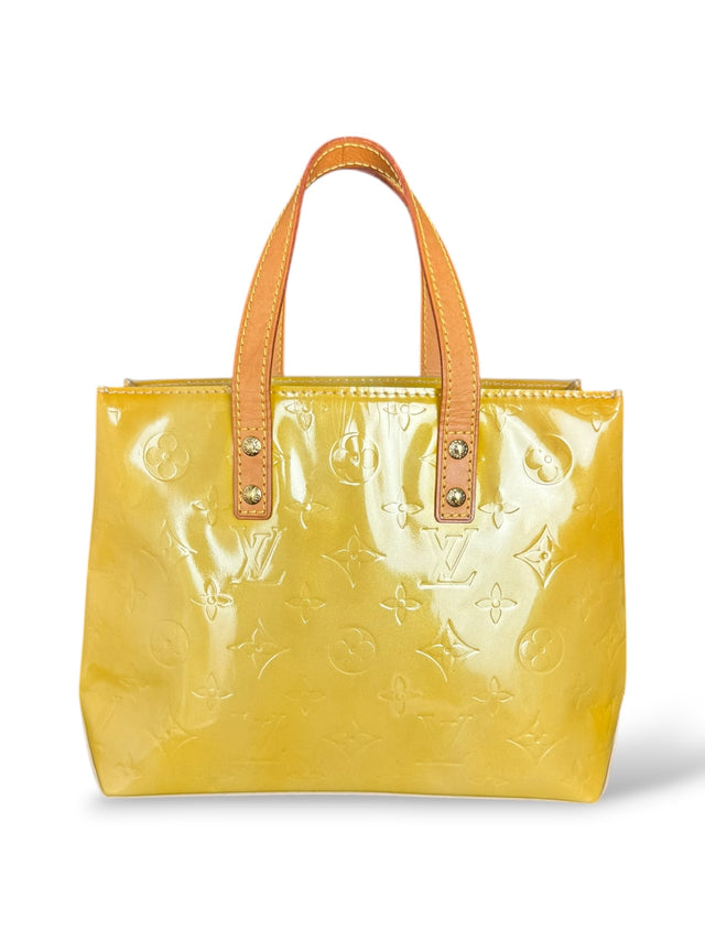 Louis Vuitton Reade PM Handtasche Vernis Monogram Gelb