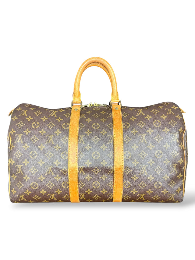 Louis Vuitton Keepall 45 Reisetasche Weekender Tasche Monogram Braun