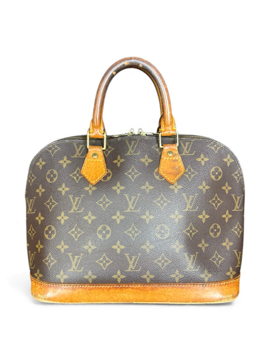 Louis Vuitton Alma Handtasche Tasche Monogram Braun