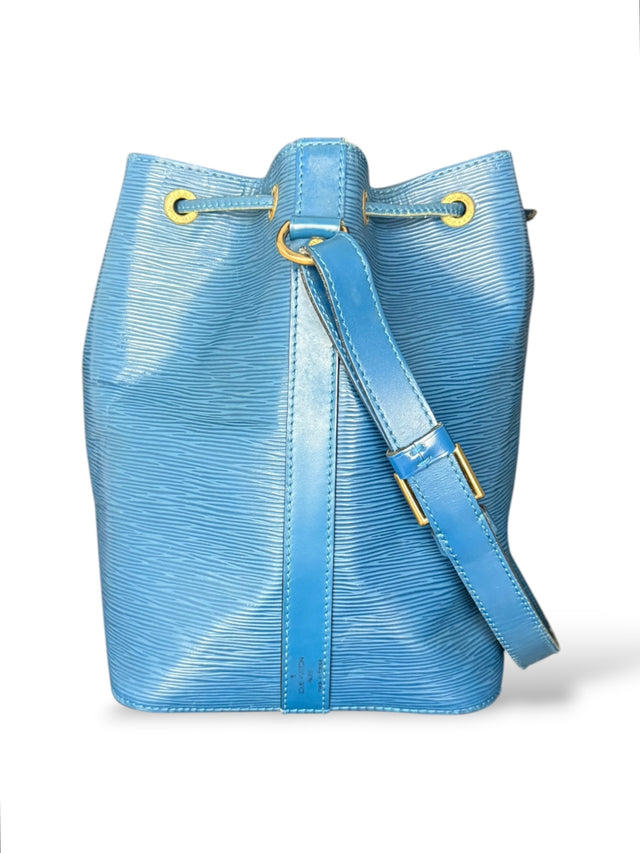 Louis Vuitton Sac Noe Petit Handtasche Epi Leder Blau