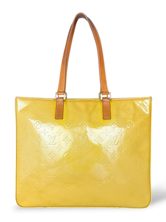 Louis Vuitton Columbus Handtasche Vernis Monogram Gelb