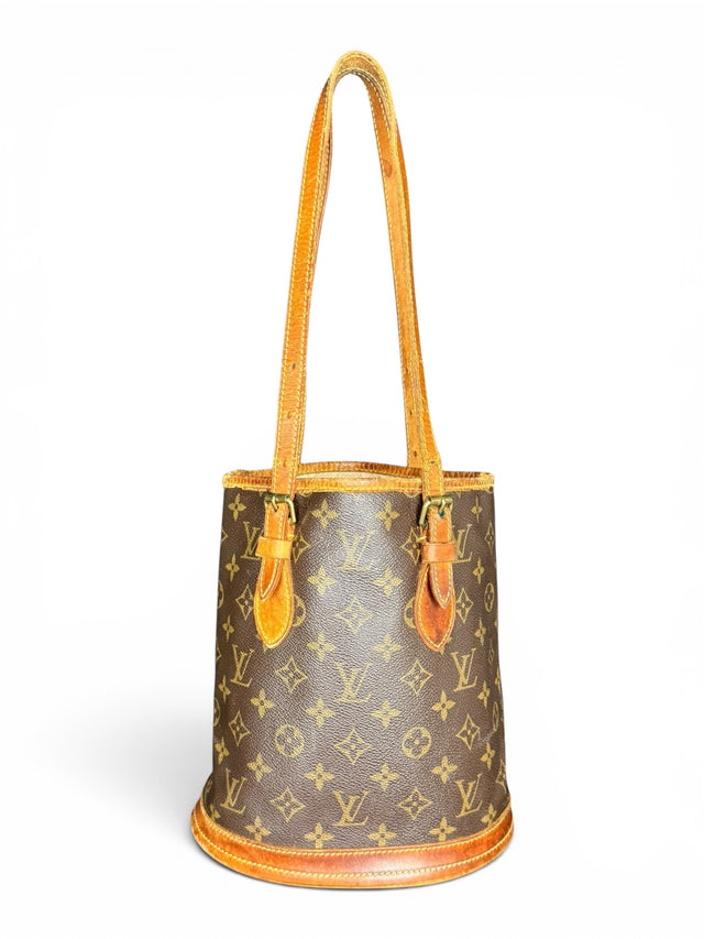 Louis Vuitton Bucket PM Mini Handtasche Monogram Braun