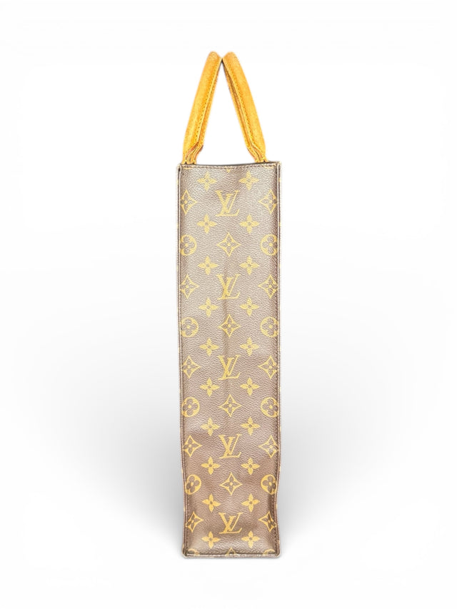 Louis Vuitton Sac Plat Handtasche Tote Bag Shopper Monogram Braun