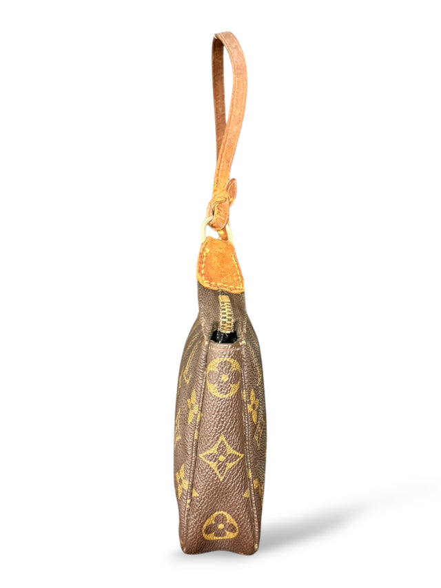 Louis Vuitton Pochette Accessoires Handtasche Monogram Braun