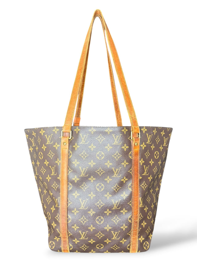Louis Vuitton Sac Shopping Handtasche Shopper Monogram Braun