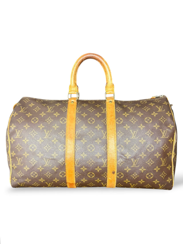 Louis Vuitton Keepall 45 Reisetasche Weekender Tasche Monogram Braun