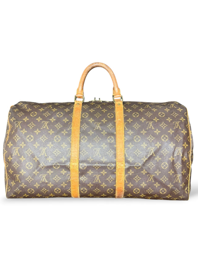 Louis Vuitton Keepall 55 Reisetasche Weekender Tasche Monogram Braun