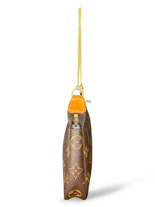 Louis Vuitton Pochette Accessoires Handtasche Monogram Braun
