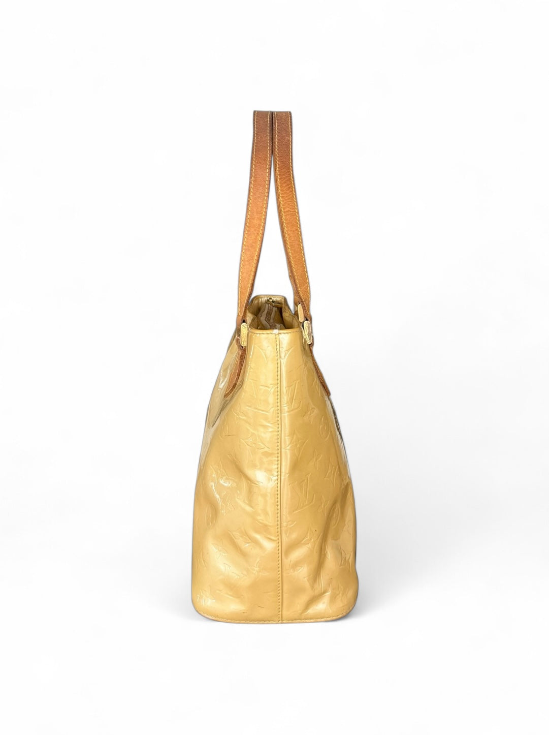 Louis Vuitton Houston Handtasche Vernis Monogram Gold