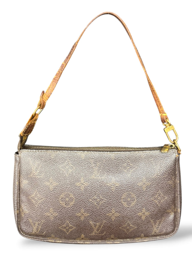 Louis Vuitton Pochette Accessoires Handtasche Monogram Braun