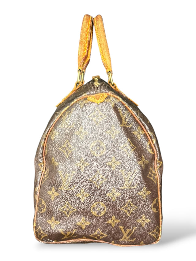 Louis Vuitton Speedy 30 Handtasche Monogram Braun
