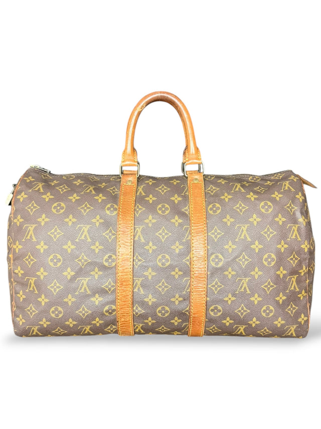 Louis Vuitton Keepall 45 Reisetasche Weekender Tasche Monogram Braun