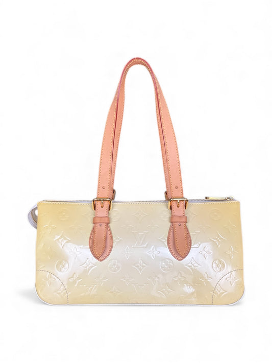 Louis Rosewood Avenue Handtasche Monogram Vernis Gelb