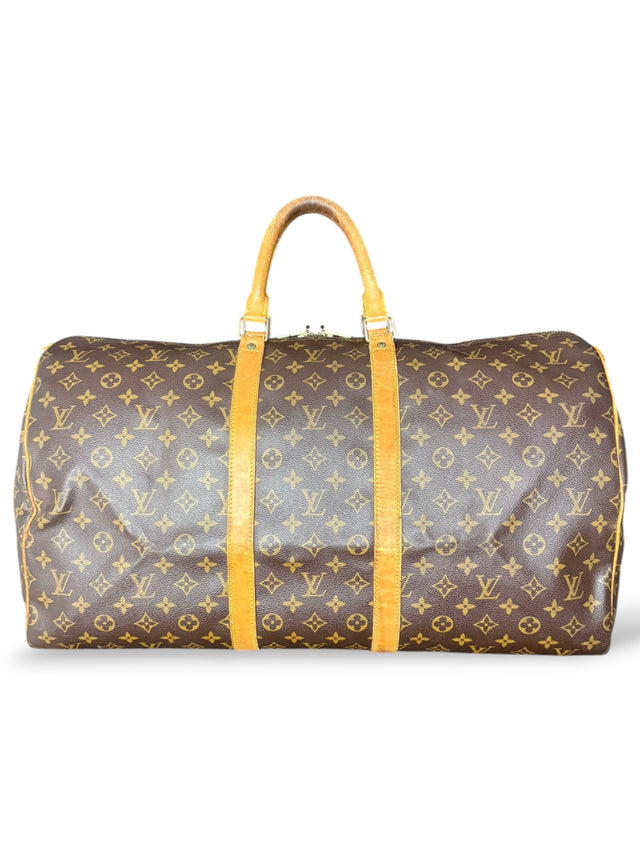 Louis Vuitton Keepall 55 Reisetasche Weekender Tasche Monogram Braun