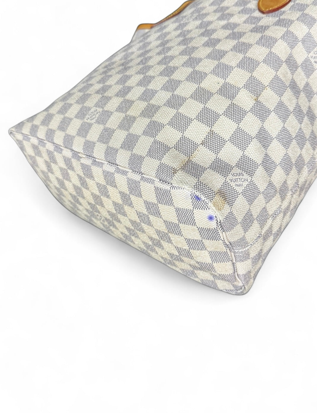 Louis Vuitton Neverfull MM Handtasche Shopper Damier Azur