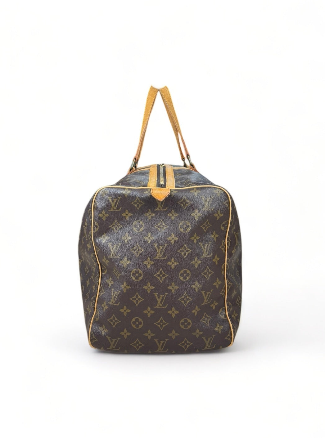 Louis Vuitton Sac Souple 55 Reisetasche Weekender Keepall Monogram Braun