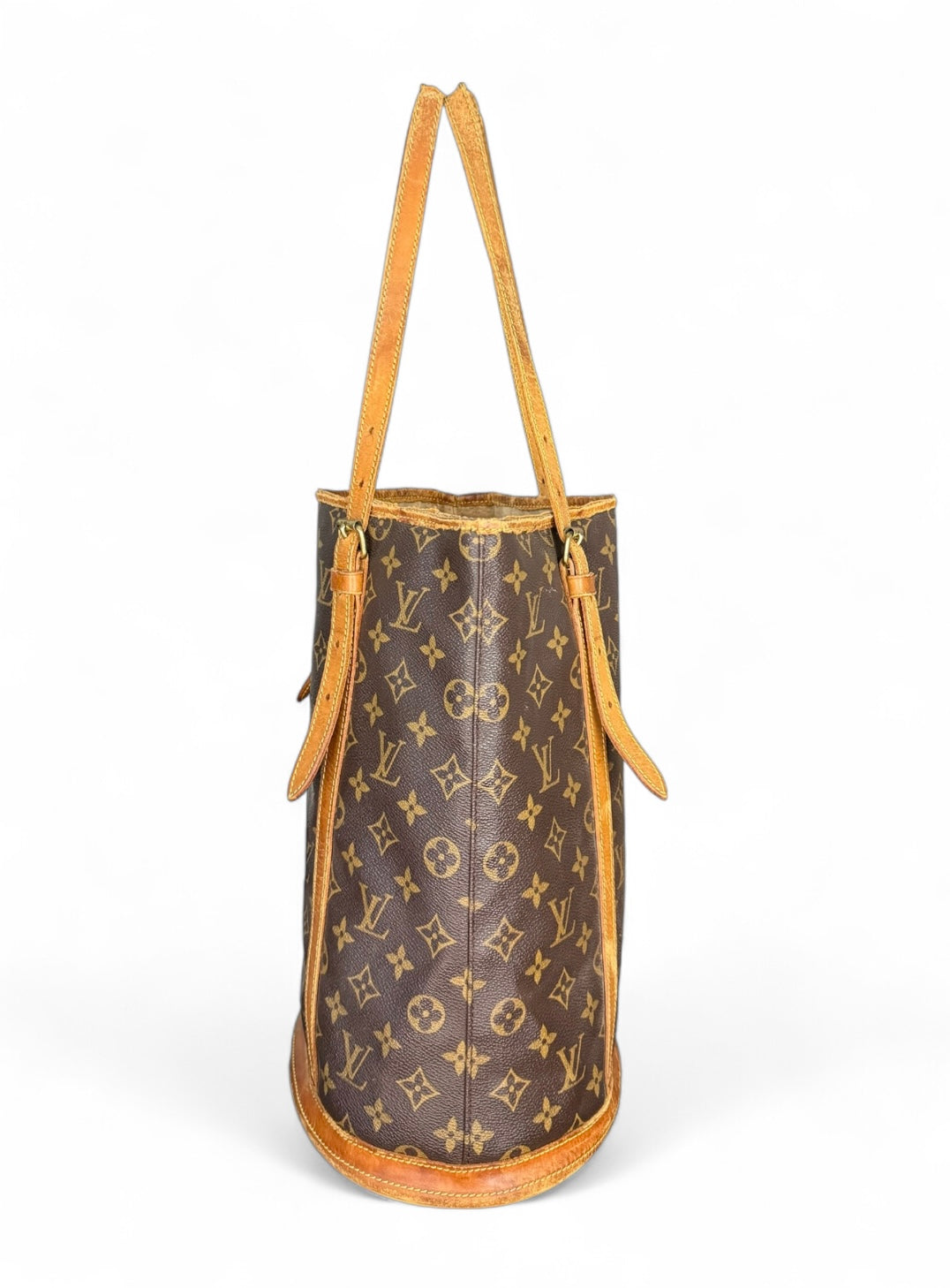 Louis Vuitton Bucket GM Handtasche Shopper Monogram Braun