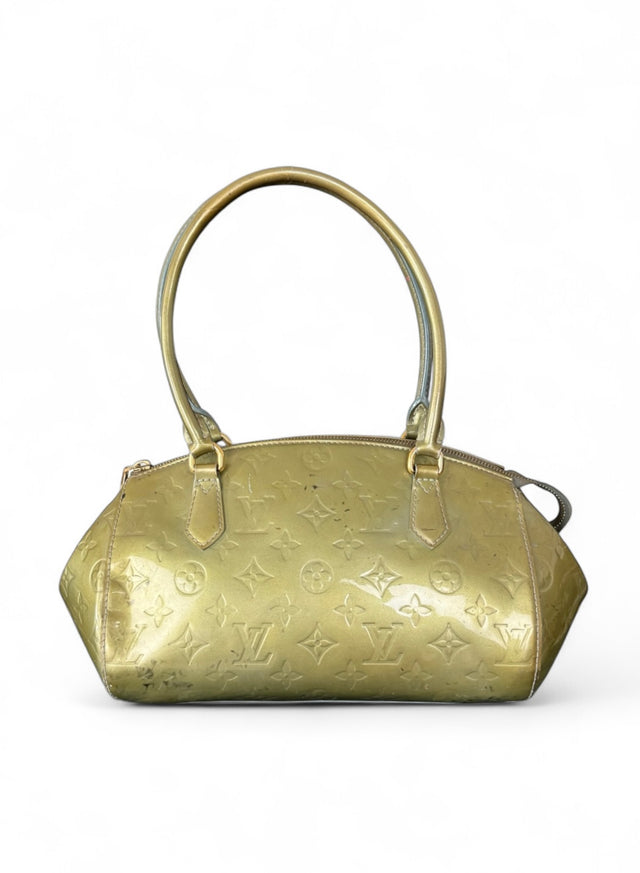 Louis Vuitton Sherwood PM Handtasche Vernis Monogram Grün