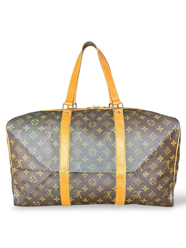 Louis Vuitton Sac Souple 45 Reisetasche Weekender Keepall Monogram Braun