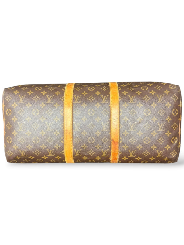 Louis Vuitton Keepall 50 Reisetasche Weekender Tasche Monogram Braun