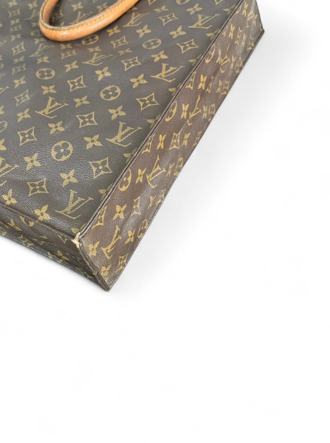 Louis Vuitton Sac Plat Handtasche Tote Bag Shopper Monogram Braun