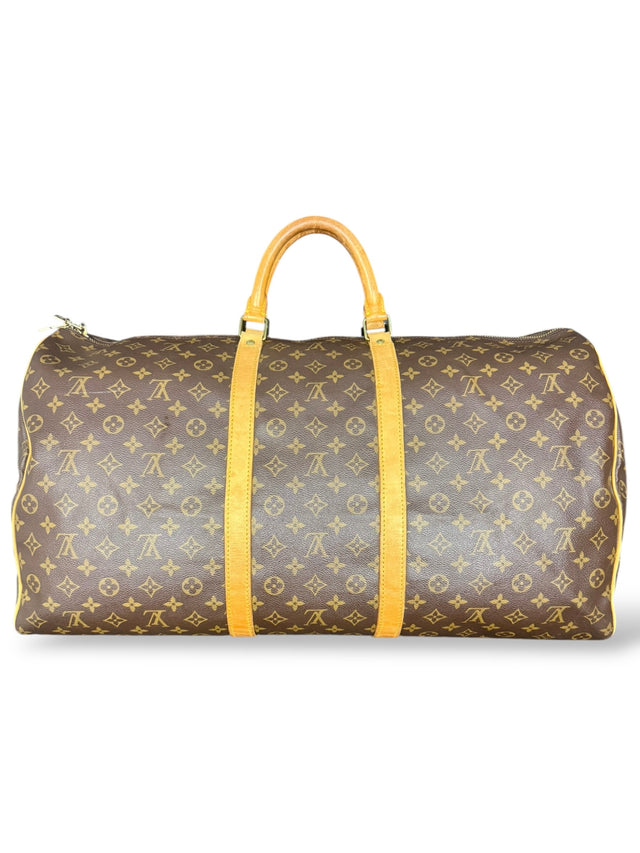 Louis Vuitton Keepall 60 Reisetasche Weekender Tasche Monogram Braun