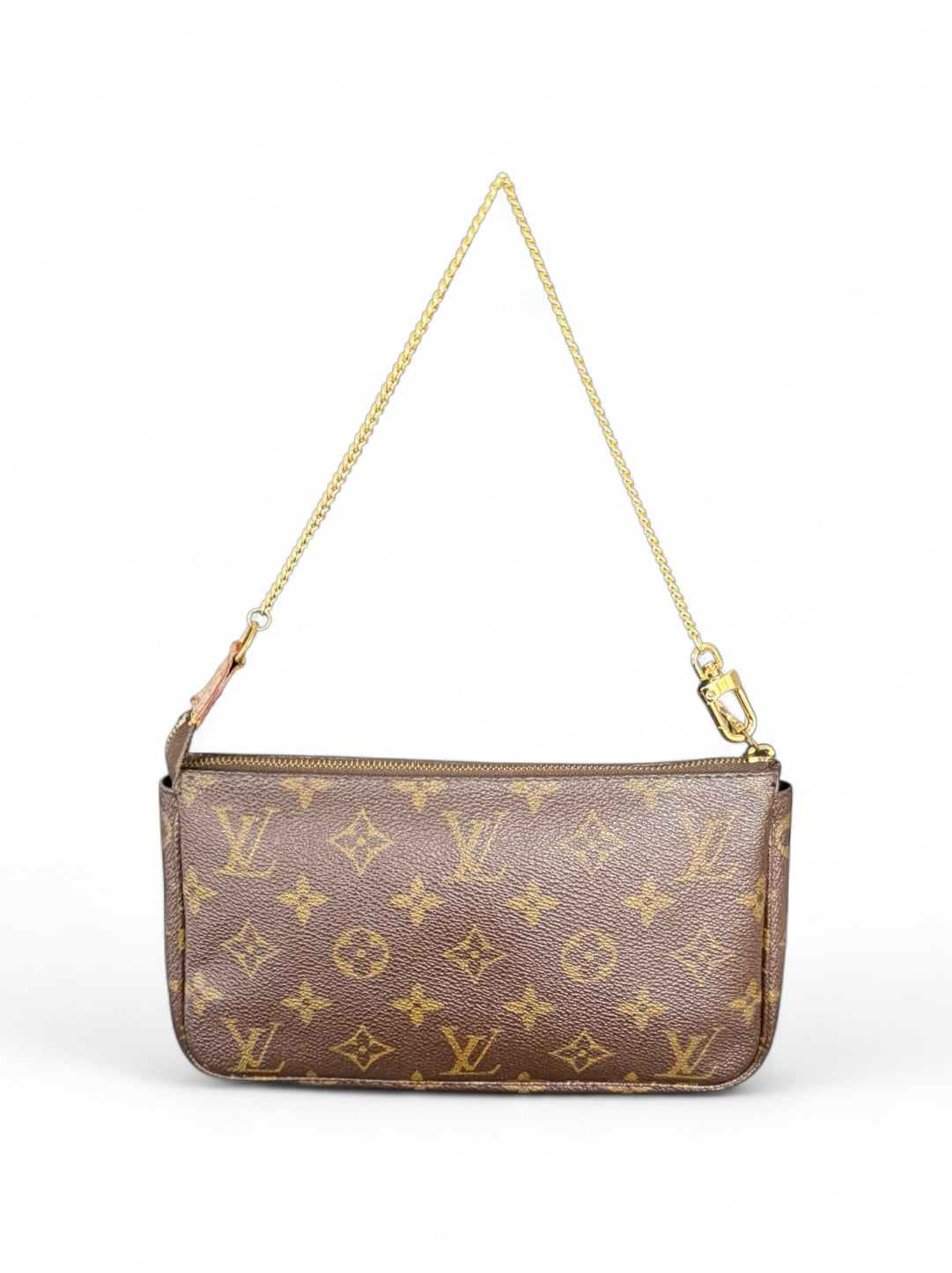 Louis Vuitton Pochette Accessoires Handtasche Monogram Braun