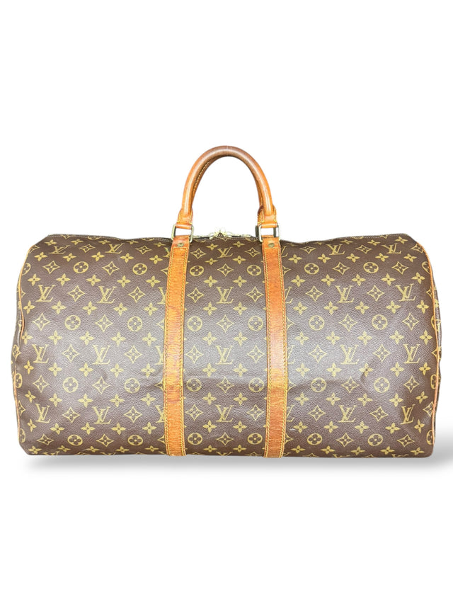 Louis Vuitton Keepall 55 Reisetasche Weekender Tasche Monogram Braun