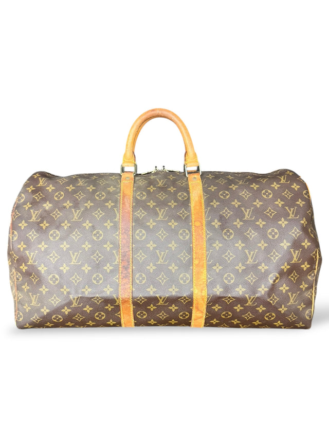 Louis Vuitton Keepall 55 Reisetasche Weekender Tasche Monogram Braun
